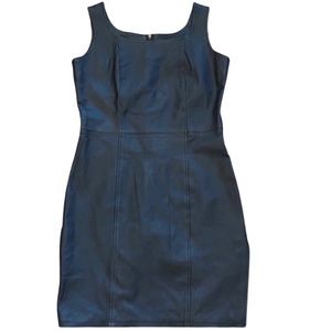 🔥🆕80’s Vintage Leather Dress (never-worn)